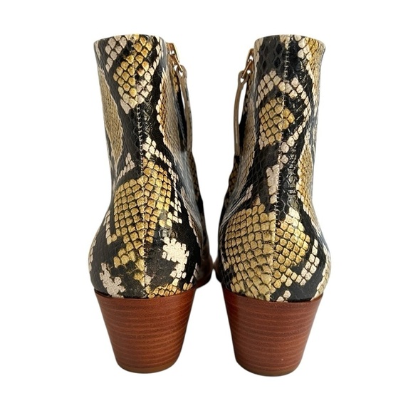 Ulla Johnson Cruz Snakeskin Leather Boot in Honey Size 39 - Picture 9 of 16
